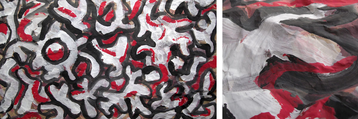peinture rouge